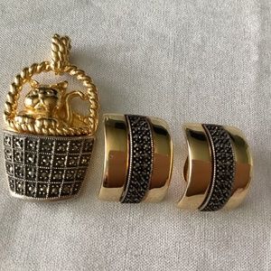 J.J Earrings/Pendant